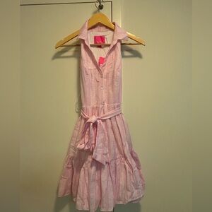 Lilly Pulitzer Pink Seersucker Shirt